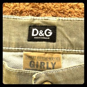 D&G Dolce and Gabbana skinny jeans